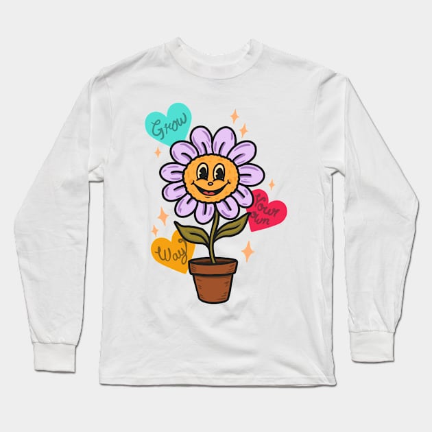 Grow your own way Long Sleeve T-Shirt by mariexvx